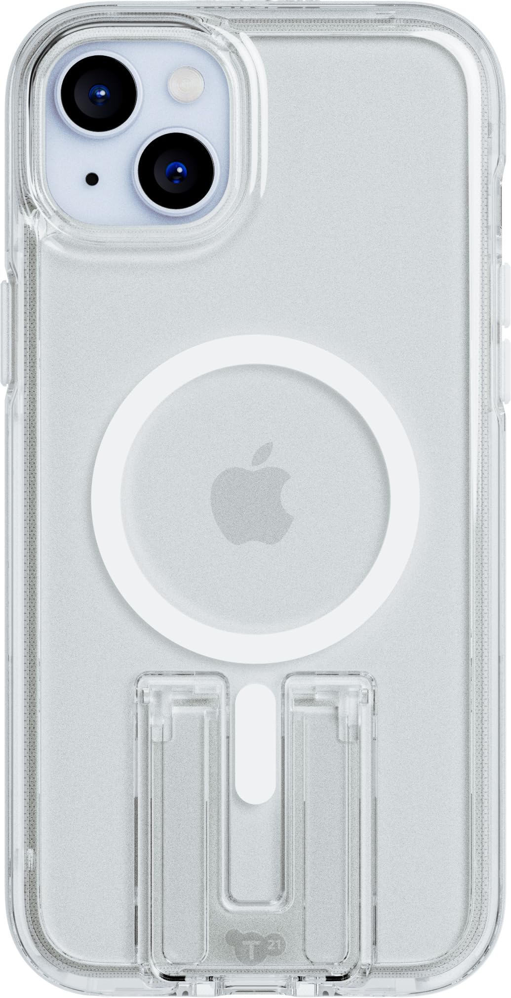 Tech21 Evo Crystal Kick case for iPhone 15 Plus - Compatible with MagSafe - Impact Protection Case - White — image 1
