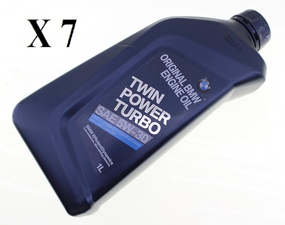 7 X BMW Genuine Engine Oil - 5w-30 Synthetic for 840ci 840i 850ci ...