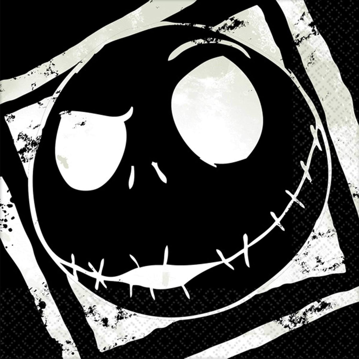 Amscan 502052 The Nightmare Before Christmas Beverage Napkins, 16 pcs, One Size