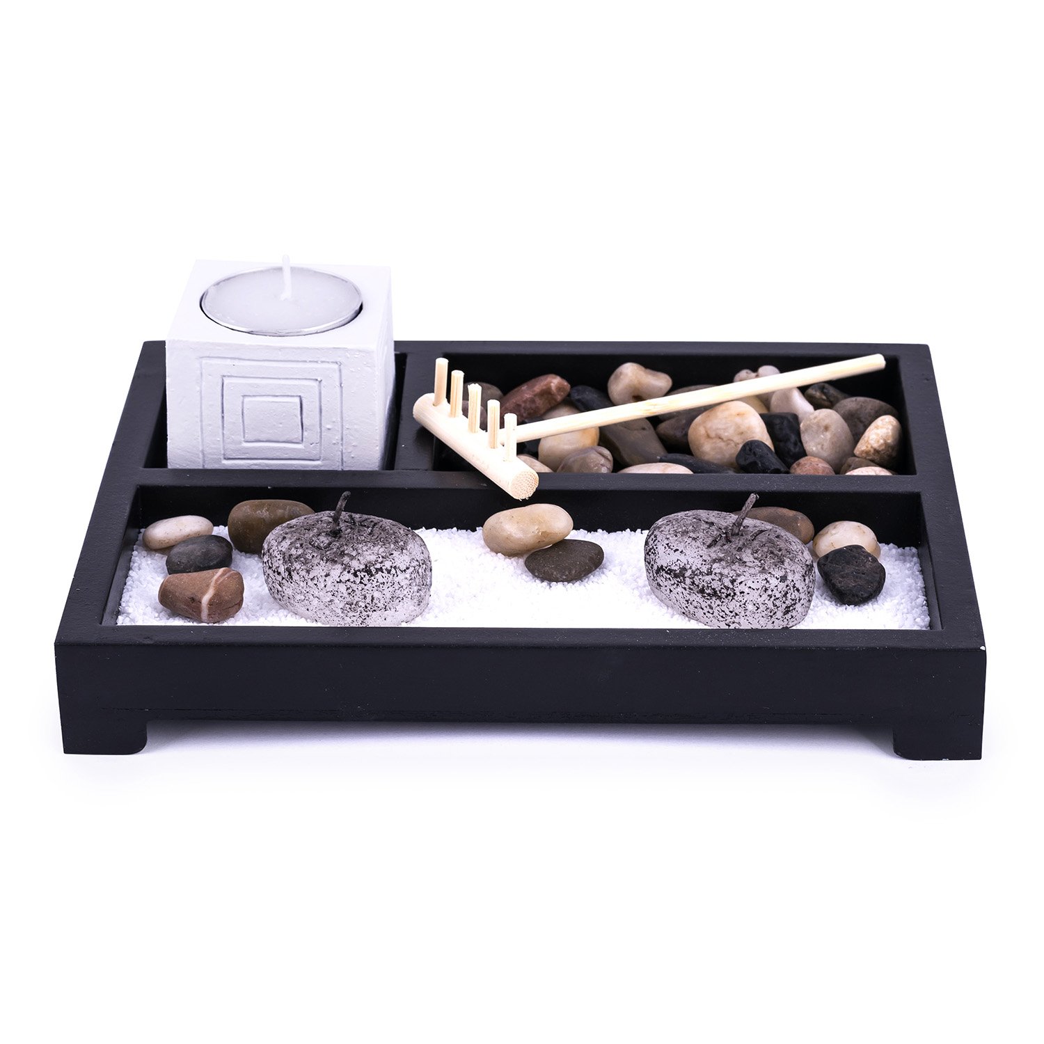 Pajoma 30010 Decorative Buddha Set Puro, Length 20.5 x 20.5 x 6 cm