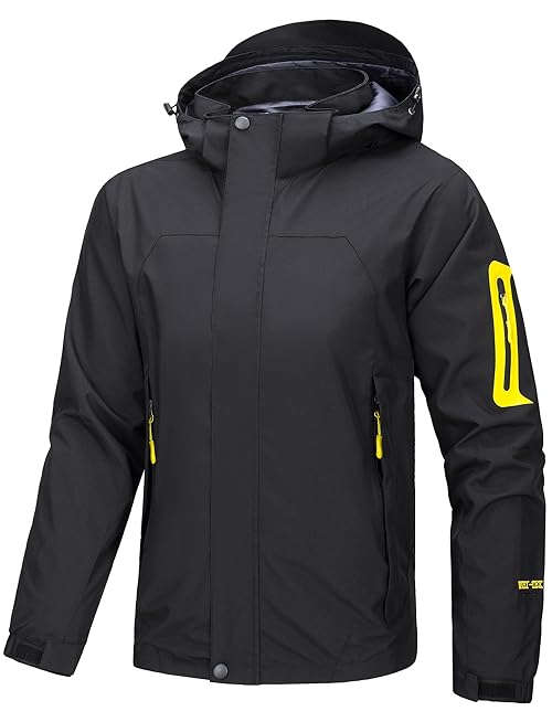 AIEOE Outdoor Jacket for Women Windproof Coat Cycling Rain Jackets Bike Raincoat Waterproof Jacket Ladies Lightweight Windbreakers Mesh Lined for Running Golf Hiking M