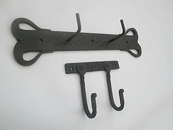 Ironmongery World - Colgador para cacerolas de hierro forjado con cera