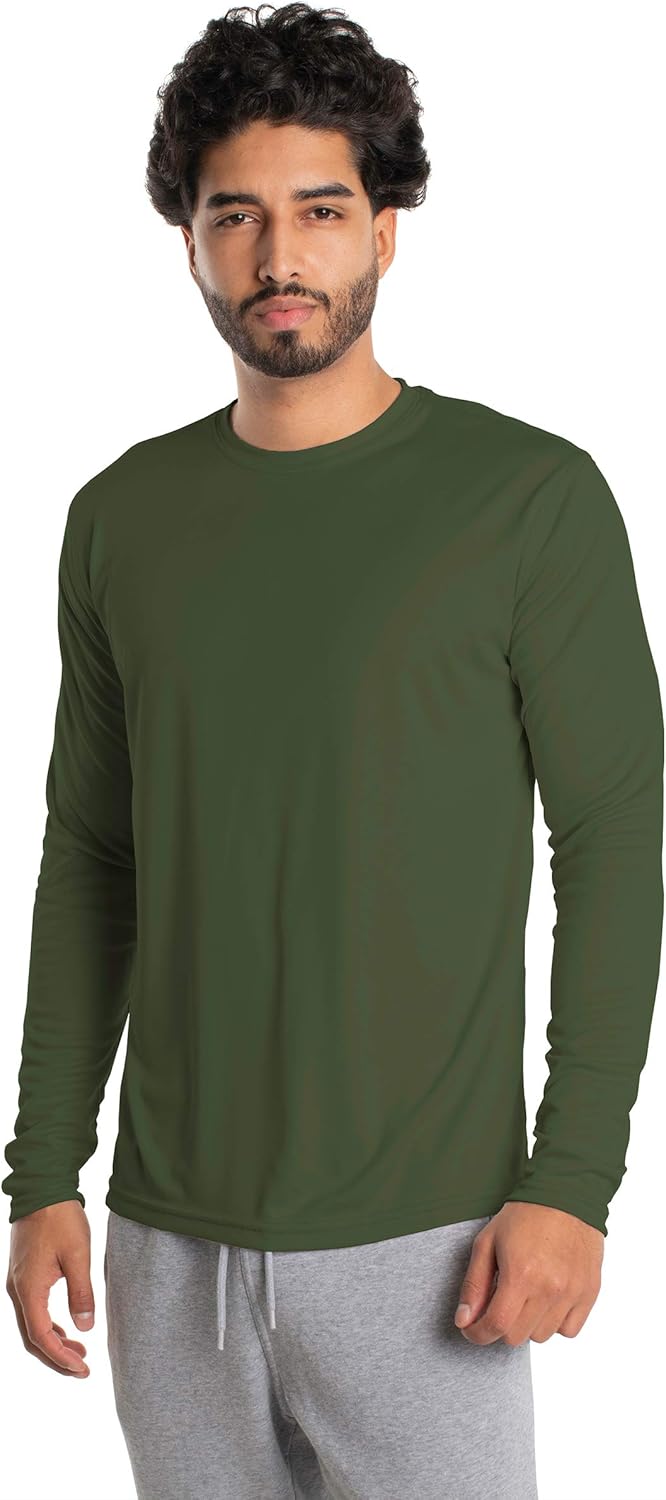Vapor Apparel Men’s UPF 50+ UV Sun Protection Long Sleeve Performance T-Shirt for Sports and Outdoor Lifestyle