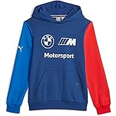 PUMA Kids Boys Bmw M Motorsport Essentials Hoodie Casual Outerwear Casual Hoodie - Blue