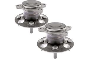 Stirling P512371PR_HP06 - Pair 2 Rear Wheel Bearing and Hub Assembly - Fit: 2006 2007 2008 Toyota Yaris ONLY Non-ABS