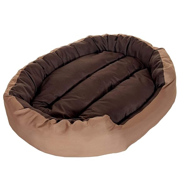 Pet Violet Hundebett groß mit Wendekissen I Hundesofa Indoor und Outdoor I Hundekörbchen abwaschbar und wasserdicht