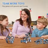 OMWay 12-in-1 Solar Robot Toys STEM Kit for Kids 8-14 Grey view 5