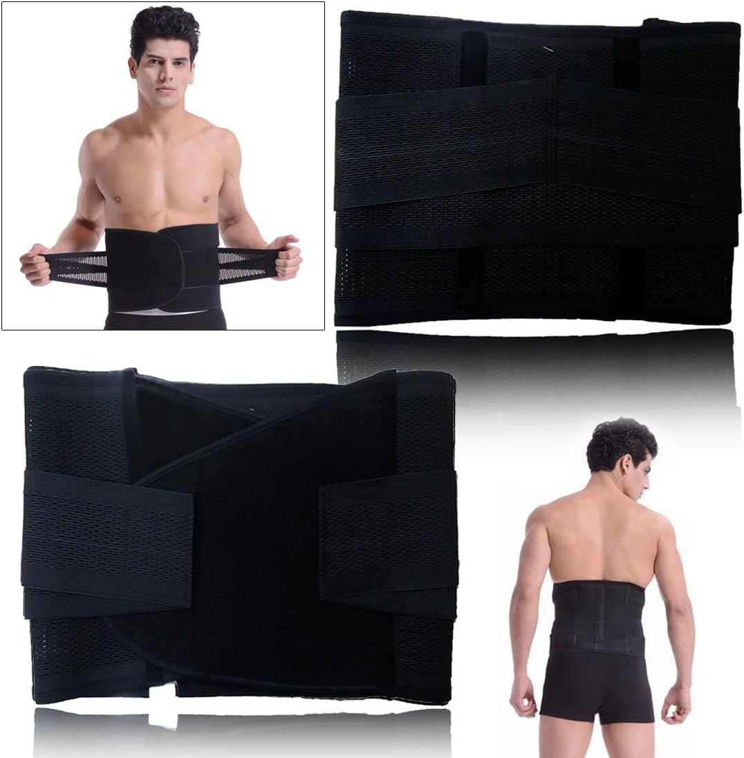 JJOnlineStore - Unisex Sport Waist Cincher Girdle Belt Body Shaper Tummy Abs Posture Trainer Belly Supportive Slimming Wrapper Party Corsets