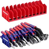 WORKPRO 2-Pack Plier Organizer Rack, 20-Slot Tool Organizer and Storage | Large Capacity Plier Holder, Non-Slip Rubber Base, High-Strength Plastic, Extendable Tool Box Organizer, Pliers Not Included