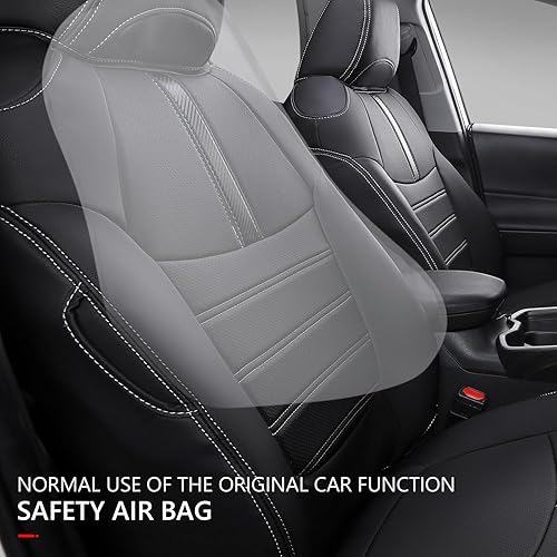 Xipoo Seat Cover Compatible with 2019-2024 Toyota RAV4 Seat Cover