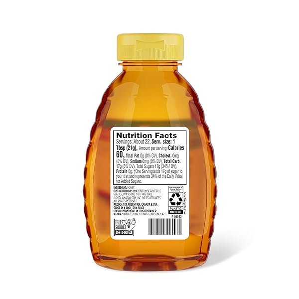 AMAZON GROCERY, GOLDEN PURE HONEY, 16 OZ (PREVIOUSLY AMAZON FRESH, PACKAGING MAY VARY)