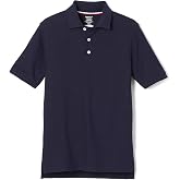 French Toast Kids' Pique Polo (Standard &amp; Husky) | Straight from shoulder to waist; No logo - school uniform ready; Fade &amp; Shrink Resistant shirt for boys and girls