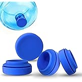 Reusable Water Bottle Caps – 4 Pack, 55mm Silicone Caps for 3 & 5-Gallon Jugs, Leak-Proof, BPA-Free, Eco-Friendly, Dishwasher Safe, Freshness Seal