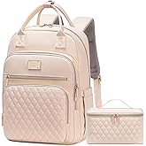 Weitars Lunch Backpack for Women,15.6 Inch Laptop Backpacks Travel Backpack for Women,Work Back pack,Teacher Nurse Back pack Insulated Lunch Bookbag Cooler Backpacks