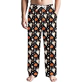Resiprolty Mens Pajama Pants Soft Men Pj Bottoms with Pockets Drawstring Sleep Lounge Pant for Men (M-XL)