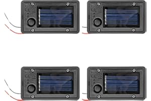 AQEENURA Battery Box, Solar Lantern Light Replacement Parts Top for Outdoor Hanging Lanterns Container Home Solar Lamp Hanging Lantern Led Accessories DIY Garden Decor (4PCS)