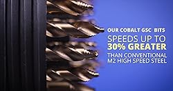 Drill America 21/64" Cobalt Stepped Point Drill