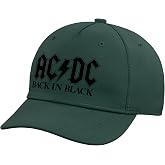 Official AC/DC Back in Black Logo Rock Band Music Vintage Adjustable Baseball Hat