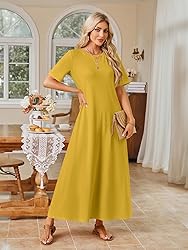 MEROKEETY Women's 2025 Spring Summer Casual Maxi