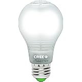 Cree BA19-08050OMF-12CE26-1C100 Connected 60W Equivalent Daylight (5000K) A19 Dimmable LED Light Bulb, Works with Alexa