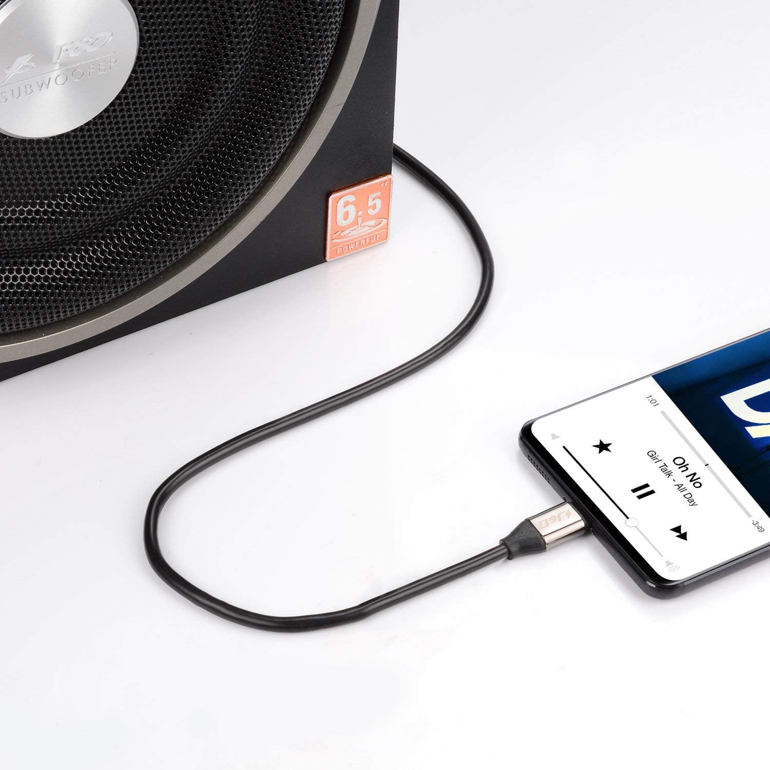 J&D USB C to 3.5mm 1/8 inch Audio Aux Cable - Image 5
