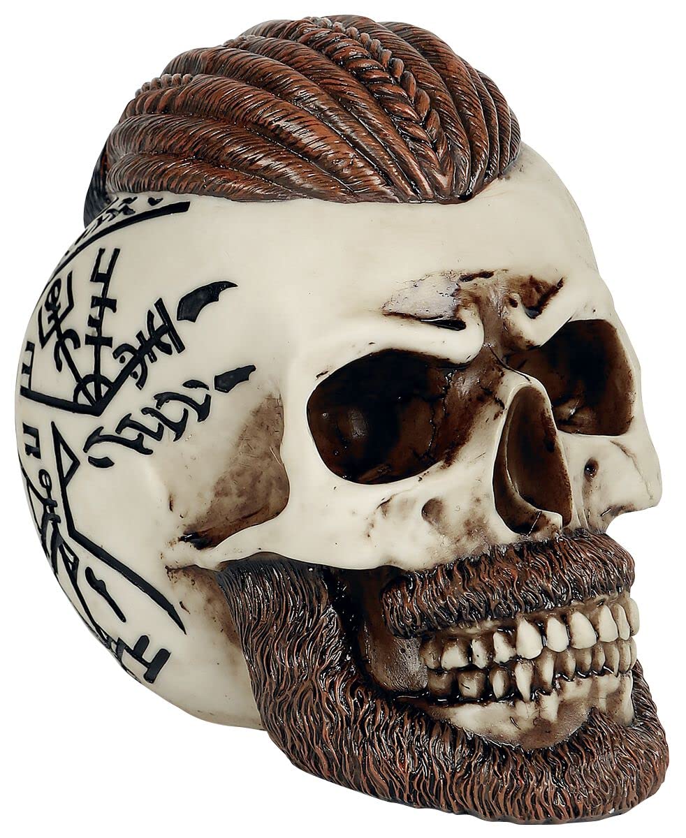 Nemesis Now Ragnar Skull 16cm Figurine Ivory, Resin