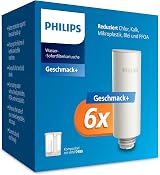 Philips Instant Pitcher Replacement Filter 6 Pack – Reduces Chlorine Lead