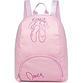 NOVELPAK Girls Dance Bag, Ballet tutu Backpack Age 3-8 (Pink Salt)