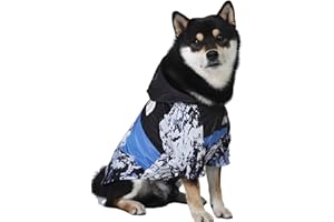ChoChoCho NASA Dog Raincoats, Reflective Rain Jacket Water Proof, Dog NASA Costume, Dog Clothes, Pet Stylish Streetwear Outfit for Dogs Cat Puppy Small Medium Large