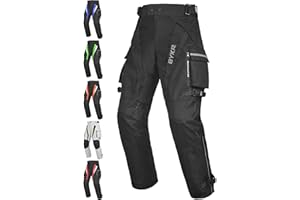 BYKR Motorcycle Pants for Men and Women Armored Cordura Overpants Enduro ATV Dual Sports Motocross Cargo Work Touring