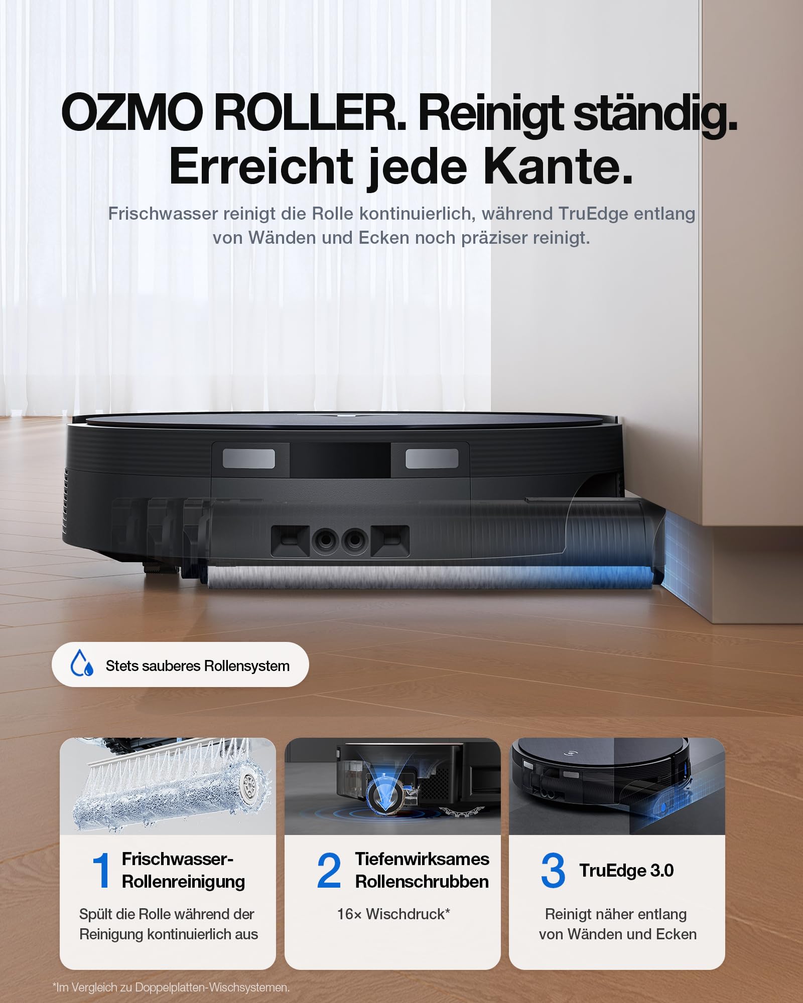 ECOVACS Saugroboter mit Wischfunktion X12 OMNICYCLONE Care Complete 3