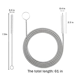 ICEYLI 61 inch Long Drain Brush Hose Flexible