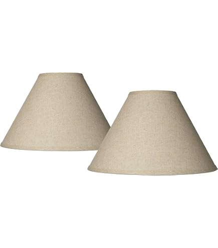 Pre-Assembled Nita Fine Large Burlap Empire Shade 5x15x11.5