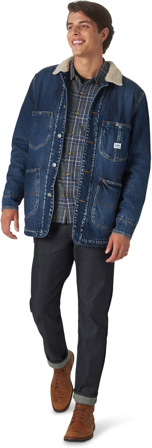 Lee Men's Chore Coat Denim Jacket Amazon.co.uk Clothing