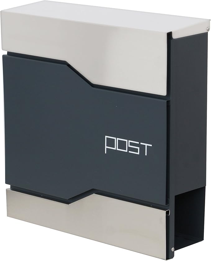 Retour Colissimo Boîte Aux Lettres Amazon LZQ Nouveau type Boîte aux lettres à fixation murale Mail Box en Acier