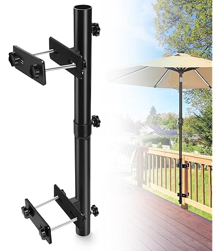 Honatrv Support Parasol Balcon Fixation De Parasol Pour Table Pour