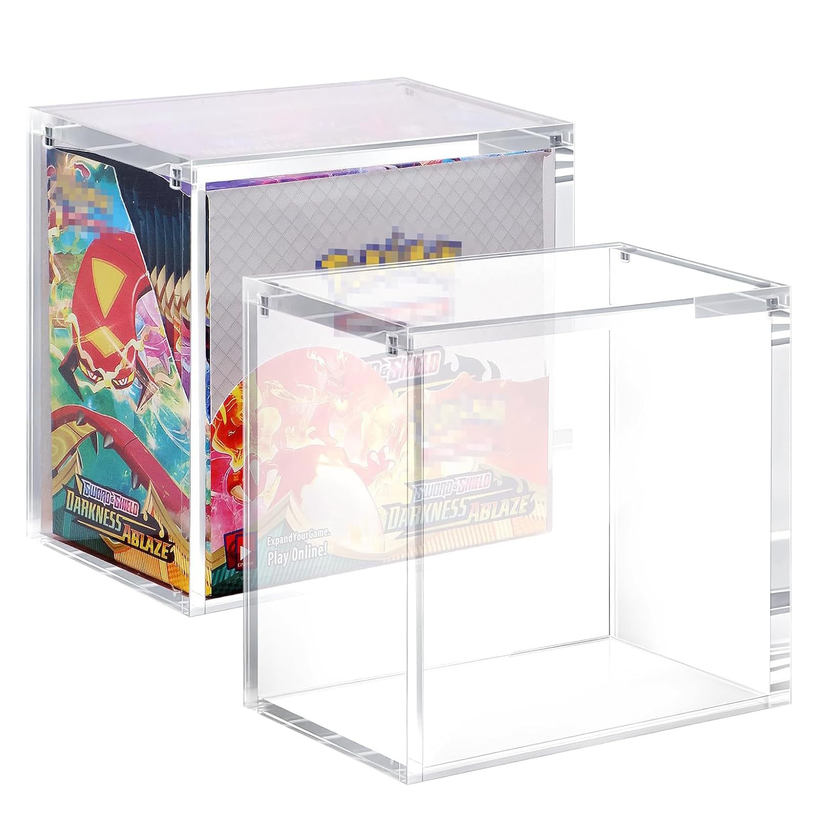 Acrylic Box, Display Case for Booster Box, Transparent Acrylic Display Boxes (1Pcs 6.1*3.5*5.3inch)