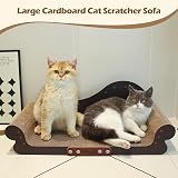 ComSaf Cat Scratcher Cardboard 67 cm Lounge Bed 2 in 1 Large Scratch Board view 6