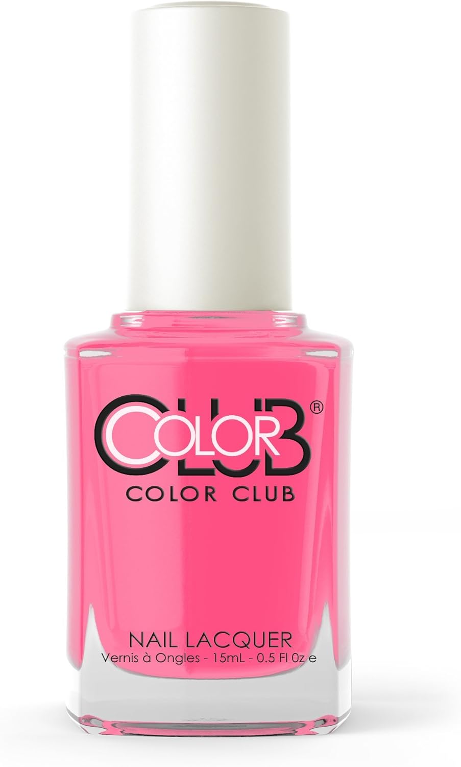 Color Club Poptastic Neons Nail Polish, Pink, Peppermint Twist.05 Ounce