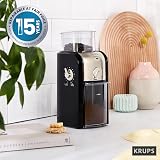 KRUPS Expert Burr Automatic Coffee Grinder GVX231 Black Silver view 7