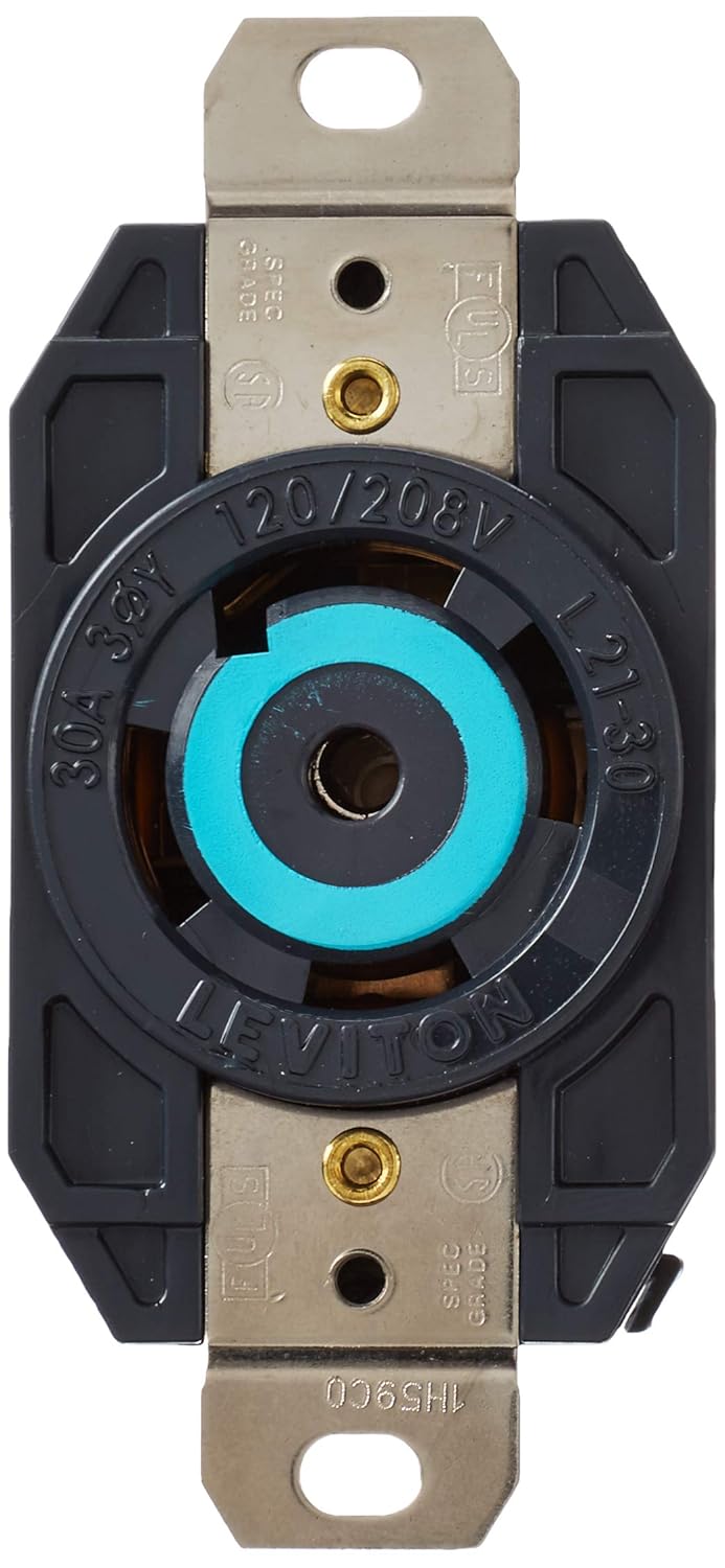 Flush Mounting Locking Receptacle Leviton 2810 30 Amp Black Grounding V 0 Max 1 8 Volt 3py Industrial Grade Tools Home Improvement Electrical Rbafamilylaw Com