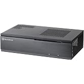 Silverstone Tek 0.8mm Steel Body Mini-ITX Media Center/HTPC Computer Case with Aluminum Front Panel ML06B