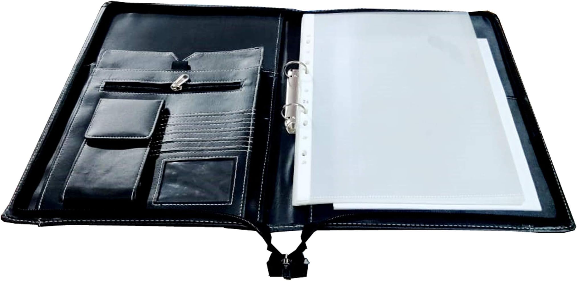 Pareek B4 Office Handle Faux Leather Bag for Loose documents (Beige)
