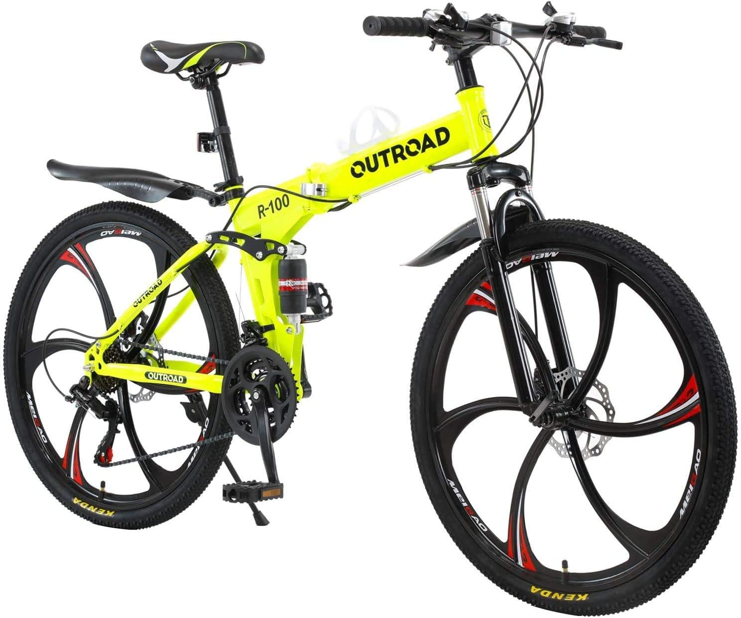 outroad folding mountain bike