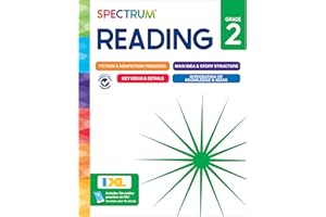 Spectrum Reading 2nd Grade Workbook, Activity Book Covering Nonfiction and Fiction Passages, Story Structure, Identifying Main and Key Ideas, and more, Classroom or Homeschool Curriculum