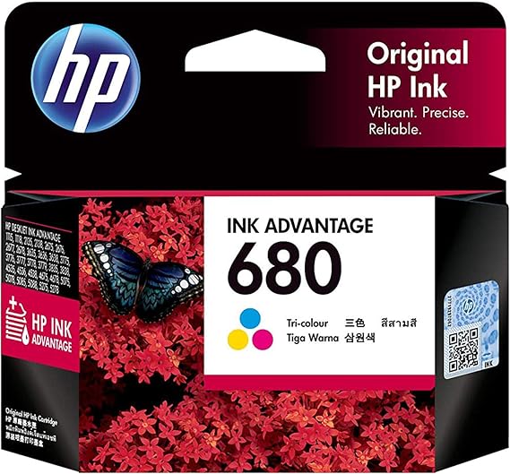 hp 680 black and colour ink cartridge