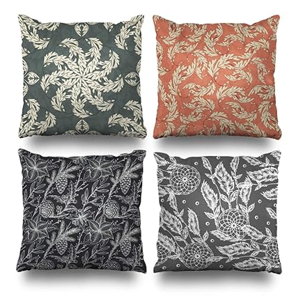 Amazon Com Pakaku Set Of 4 Decorativepillows Case Throw Pillows
