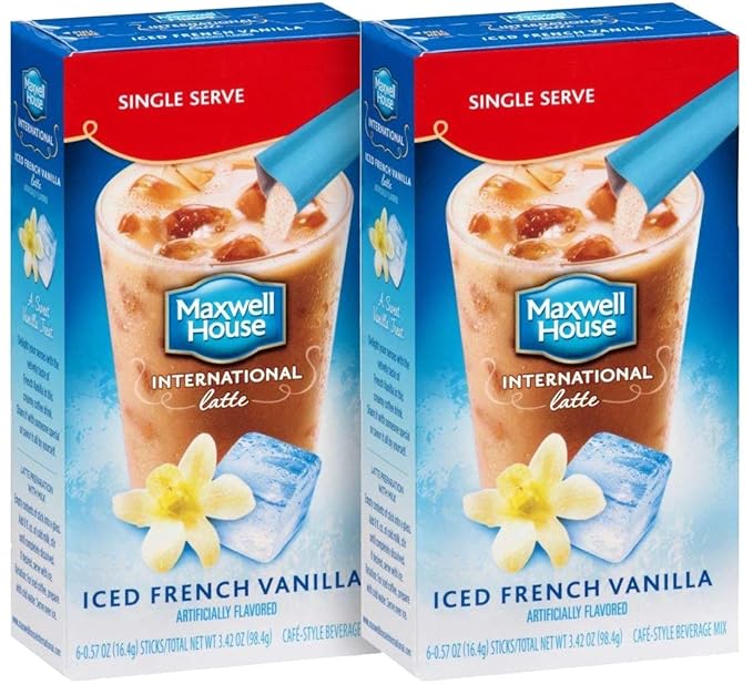 Amazon.com : Maxwell House International Cafe Iced Latte French Vanilla ...