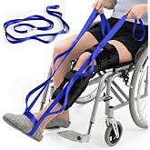 Trideer Leg Lifter Strap, Non-Elastic Stretching Strap with Loops for PT | Post-Surgery Knee Hip Leg ROM Recovery, Assist Strap for Bed Car Transfers, Yoga Strap for Stretching
