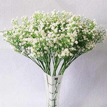9 Pcs Bébé Breathgypsophile Bouquets De Faux Décoration De